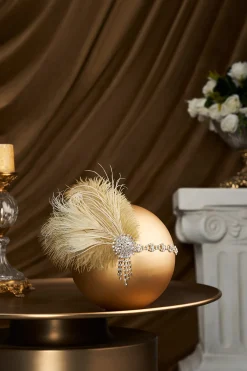 BABEYOND Feather | Chain<Rhinestone Chain Feather Headpiece