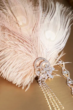 BABEYOND Feather | Chain<Rhinestone Chain Flapper Headband