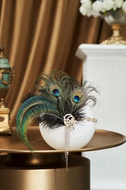 BABEYOND Feather | Chain<Rhinestone Chain Flapper Headband
