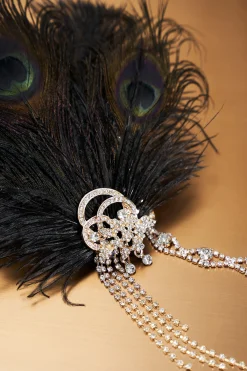BABEYOND Feather | Chain<Rhinestone Chain Flapper Headband