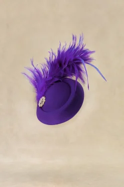 BABEYOND Fascinators<Rhinestone Feather Derby Fascinator