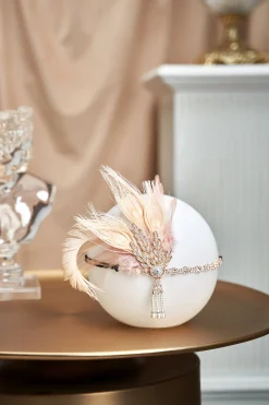 BABEYOND Rhinestone | Feather<Rhinestone Leaf Feather Headpiece