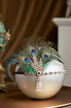 BABEYOND Rhinestone | Feather<Rhinestone Leaf Feather Headpiece