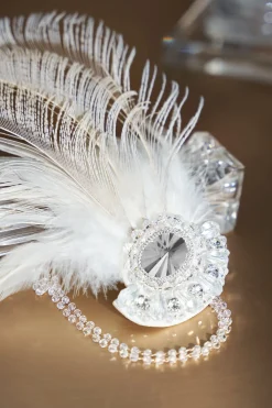 BABEYOND Feather | Chain<Rhinestone Peacock Feather Headband