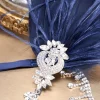 BABEYOND Feather | Rhinestone<Rhinestone Studded Ostrich Feather Headband