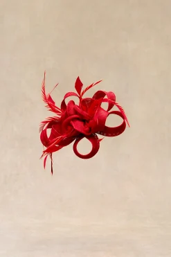 BABEYOND Fascinators<Ribbon Knot Feather Floral Fascinator