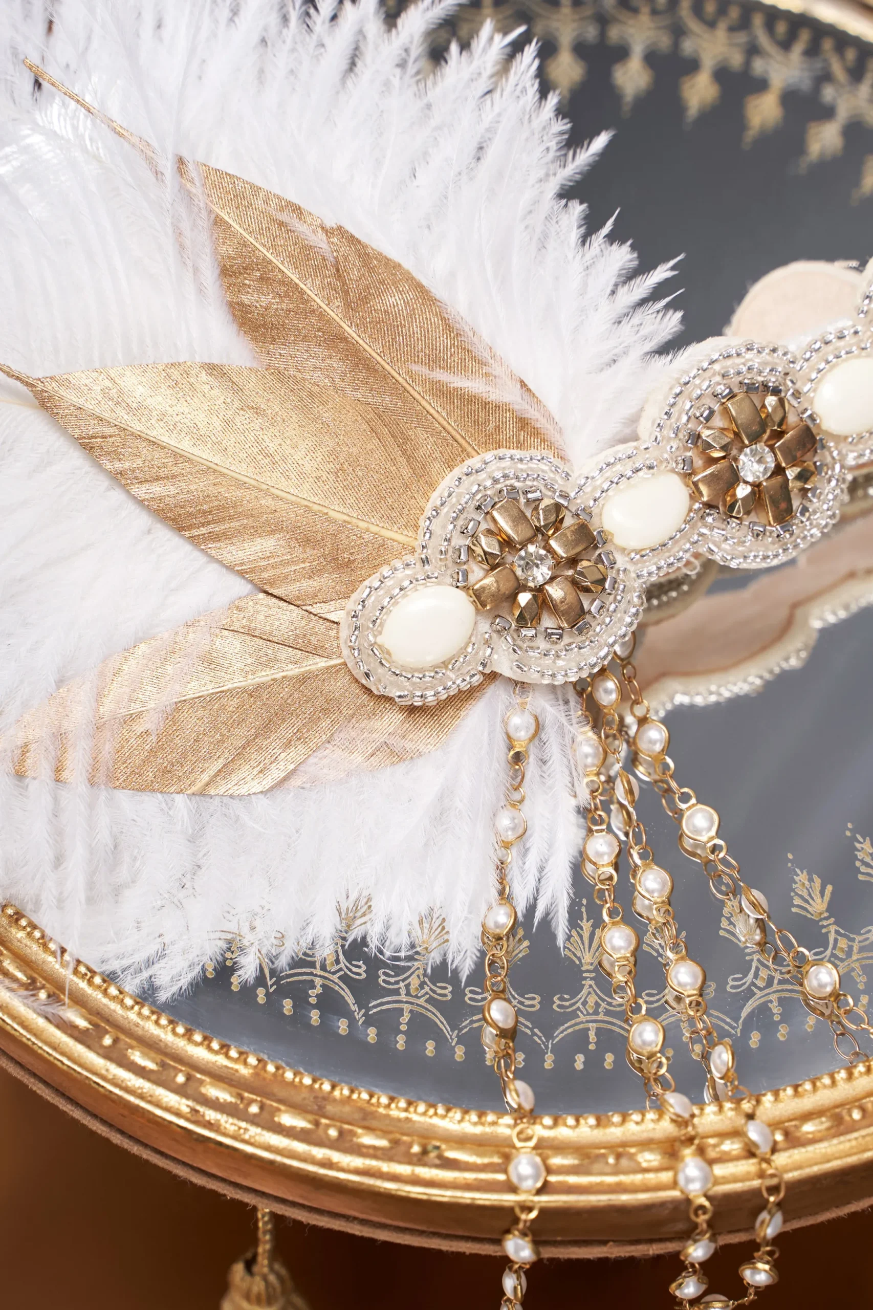 BABEYOND Feather | Chain<Roaring 20s Leaf Feather Headband