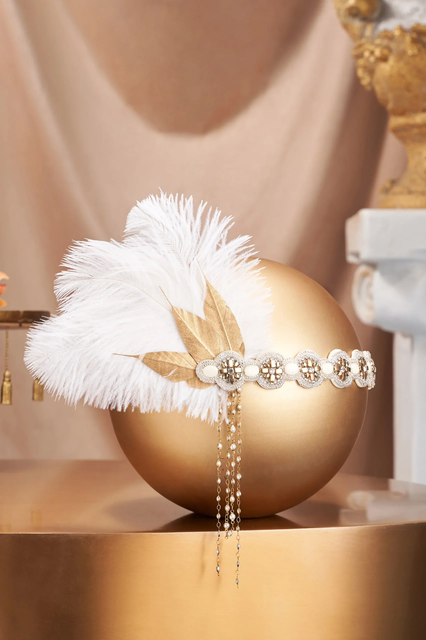 BABEYOND Feather | Chain<Roaring 20s Leaf Feather Headband
