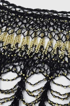 BABEYOND Shawls & Scarves | Vintage<1920s Beaded Gatsby Bolero Shawl
