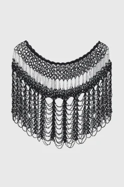 BABEYOND Shawls & Scarves | Vintage<1920s Beaded Gatsby Bolero Shawl