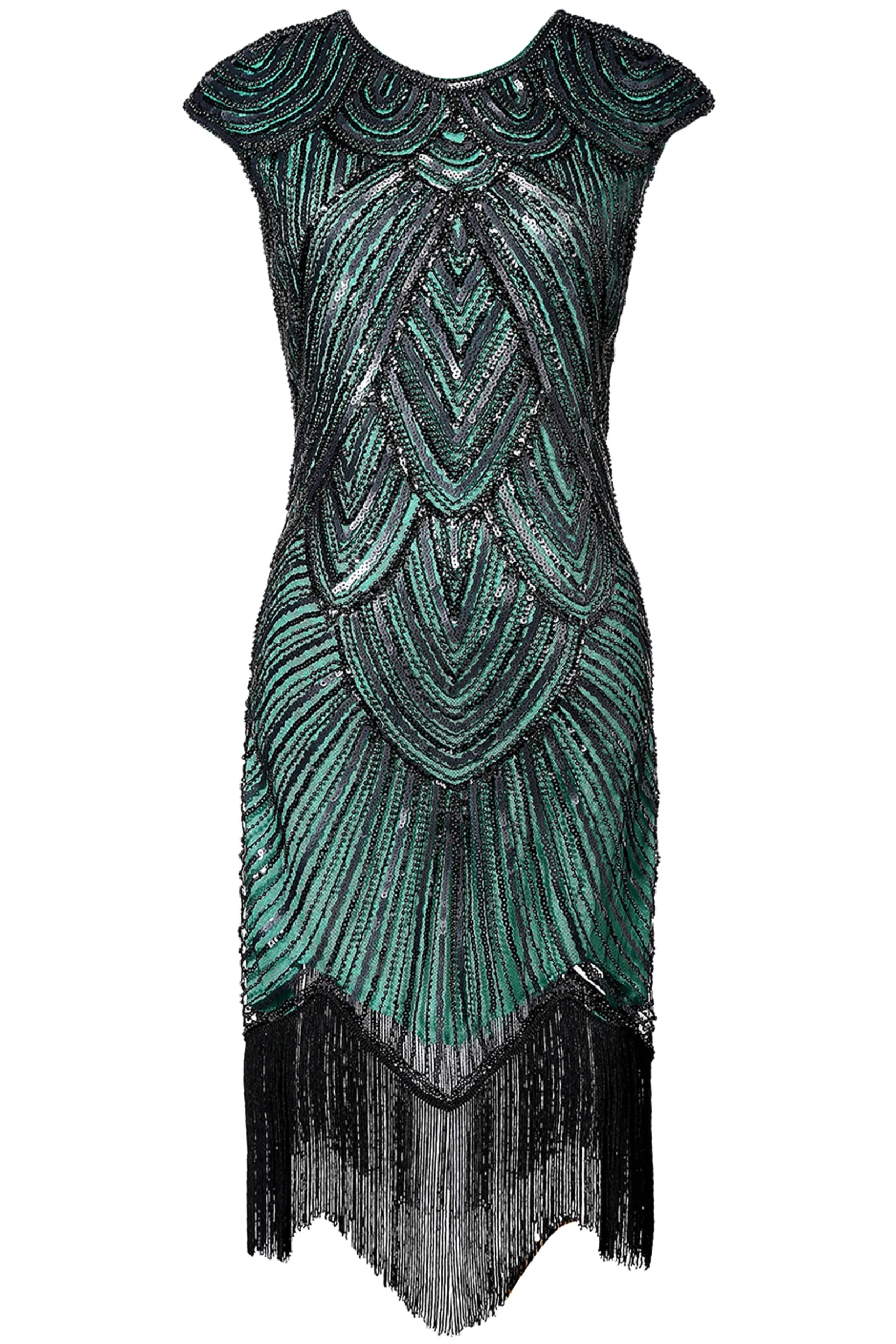 BABEYOND Flapper Dresses | Fringe<1920s Beaded Sequin Great Gatsby Dress