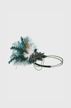 BABEYOND Feather | Rhinestone<1920s Carnival Beaded Feather Headdress