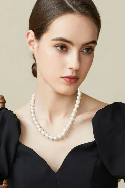 BABEYOND Vintage | Necklaces<1920s Classic Pure Cream Pearl Choker