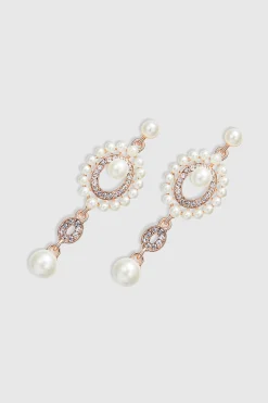 BABEYOND Earrings | Vintage<1920s Classic Round Diamond Tassel Earrings