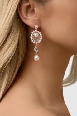 BABEYOND Earrings | Vintage<1920s Classic Round Diamond Tassel Earrings