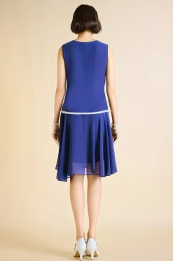 BABEYOND Flapper Dresses | Day Dresses<1920s Classic Sleeveless Casual Dress