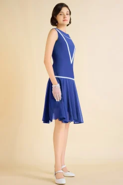 BABEYOND Flapper Dresses | Day Dresses<1920s Classic Sleeveless Casual Dress