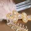 BABEYOND Feather | Rhinestone<1920s Crystal Beaded Feather Headband