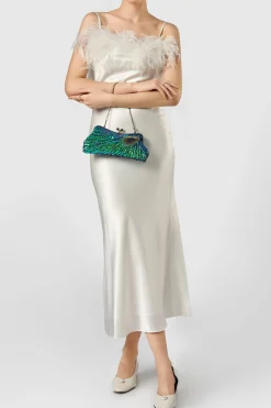 BABEYOND Handbags | Vintage<1920s Flapper Peacock Sequined Clutch