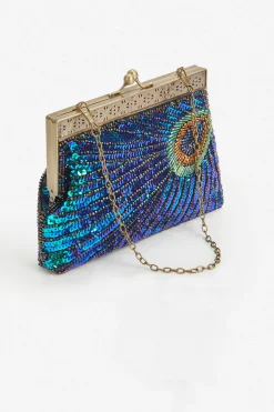 BABEYOND Handbags | Vintage<1920s Gatsby Peacock Sequined Clutch