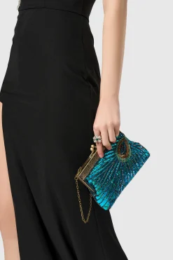 BABEYOND Handbags | Vintage<1920s Gatsby Peacock Sequined Clutch