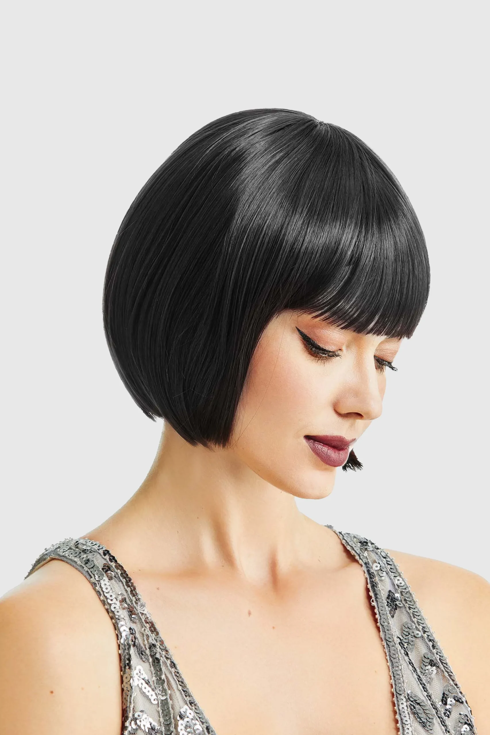 BABEYOND Wigs<1920s Great Gatsby Straight Bob Wig