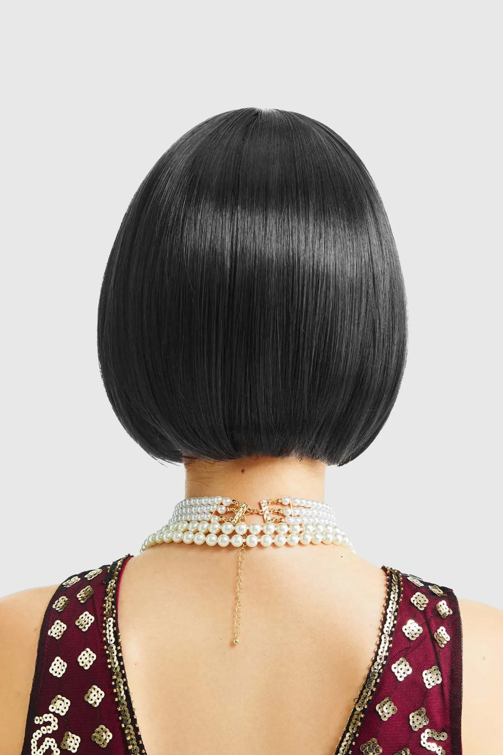 BABEYOND Wigs<1920s Great Gatsby Straight Bob Wig
