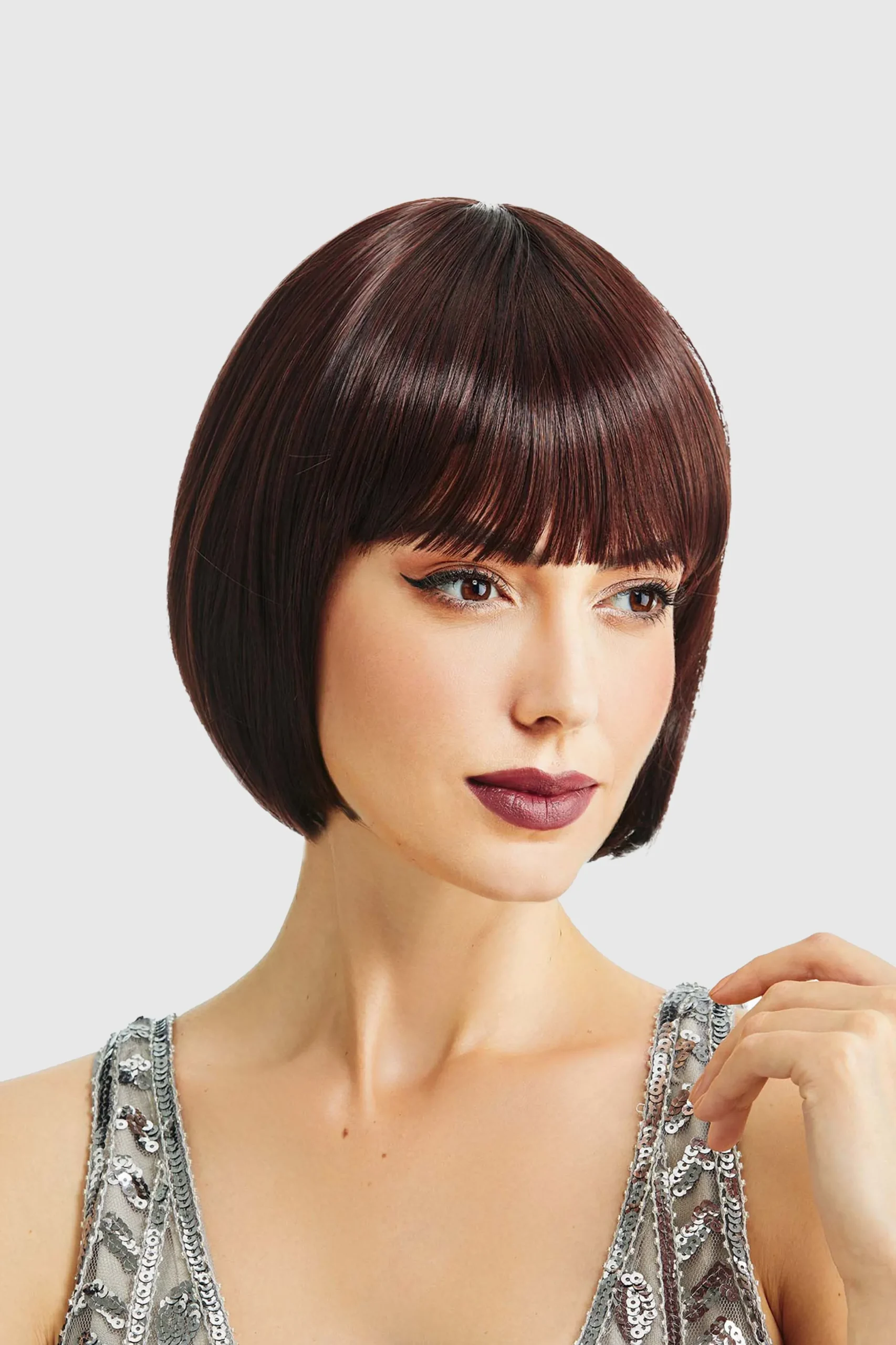 BABEYOND Wigs<1920s Great Gatsby Straight Bob Wig