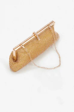 BABEYOND Handbags | Vintage<1920s Rhinestone Studded Chain Clutch