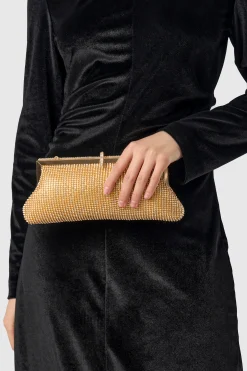 BABEYOND Handbags | Vintage<1920s Rhinestone Studded Chain Clutch