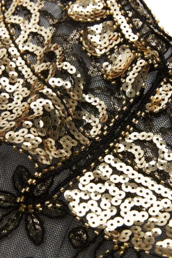 BABEYOND Shawls & Scarves | Vintage<1920s Sequin Beaded Evening Shawl
