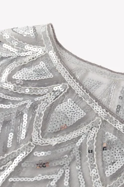 BABEYOND Shawls & Scarves | Vintage<1920s Sequin Gatsby Flapper Shawl