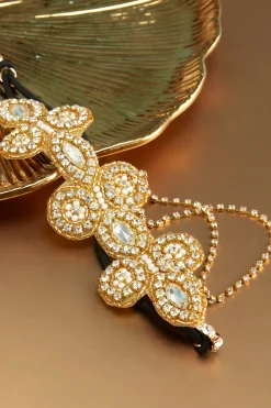 BABEYOND Rhinestone | Chain<1920s Sparkle Rhinestone Chain Floral Circlet