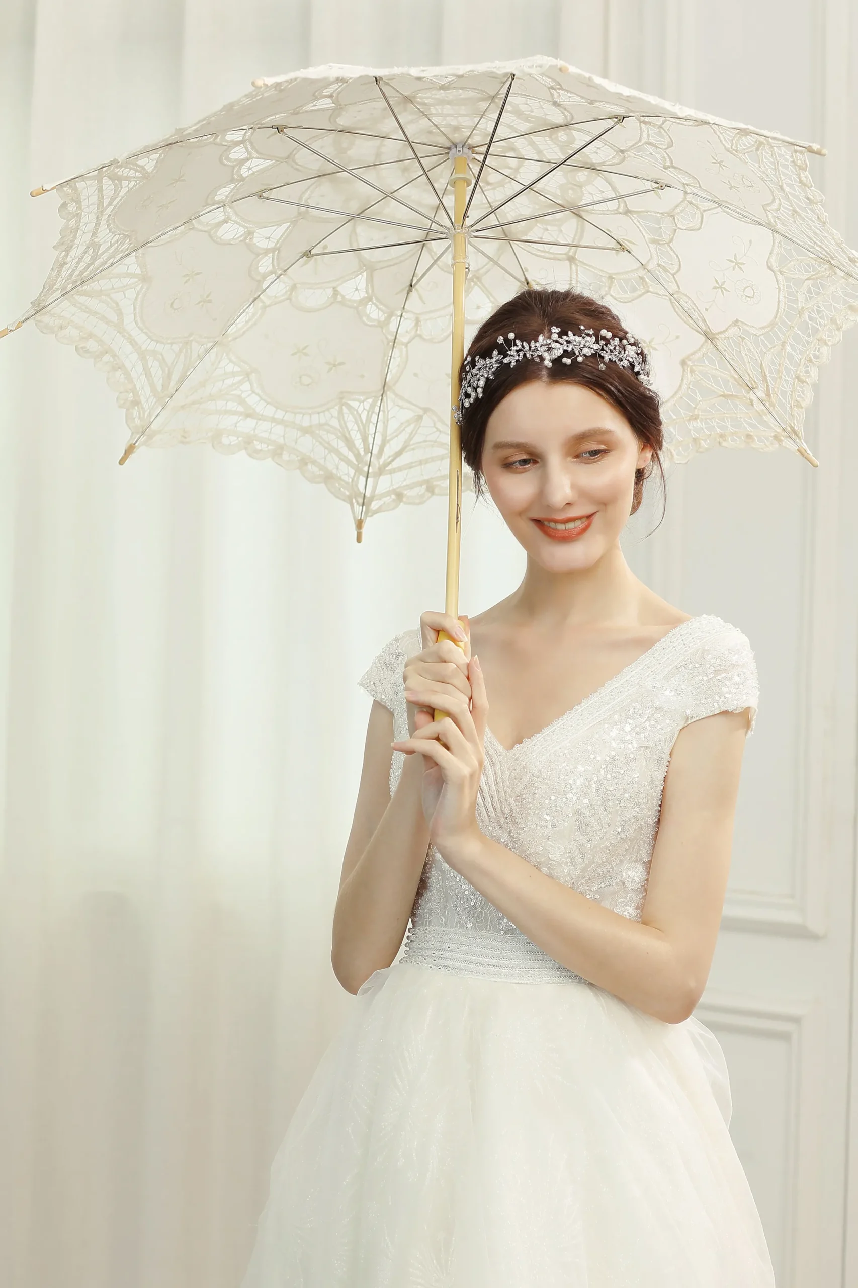BABEYOND Vintage | Lady<1920s Vintage Lace Umbrella Parasol