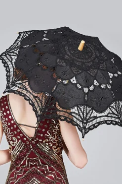 BABEYOND Vintage | Lady<1920s Vintage Lace Umbrella Parasol