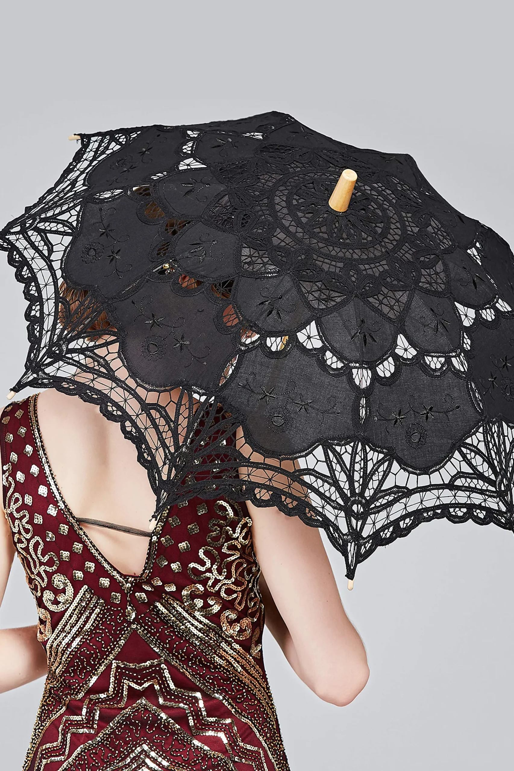 BABEYOND Vintage | Lady<1920s Vintage Lace Umbrella Parasol