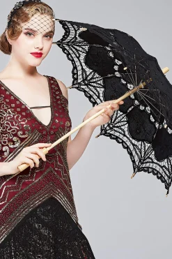 BABEYOND Vintage | Lady<1920s Vintage Lace Umbrella Parasol