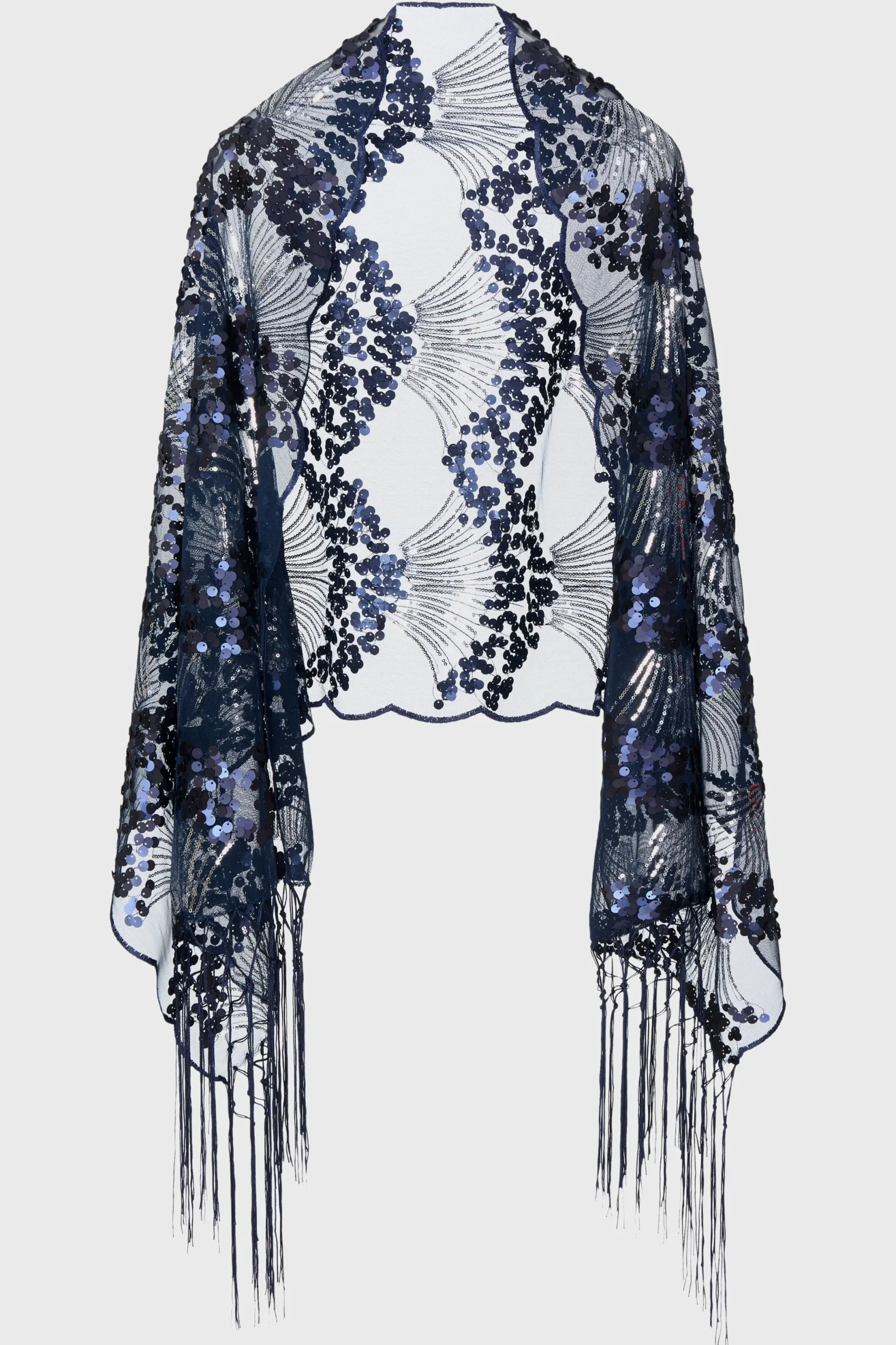 BABEYOND Shawls & Scarves<Sequined Shell Embroidery Evening Shawl