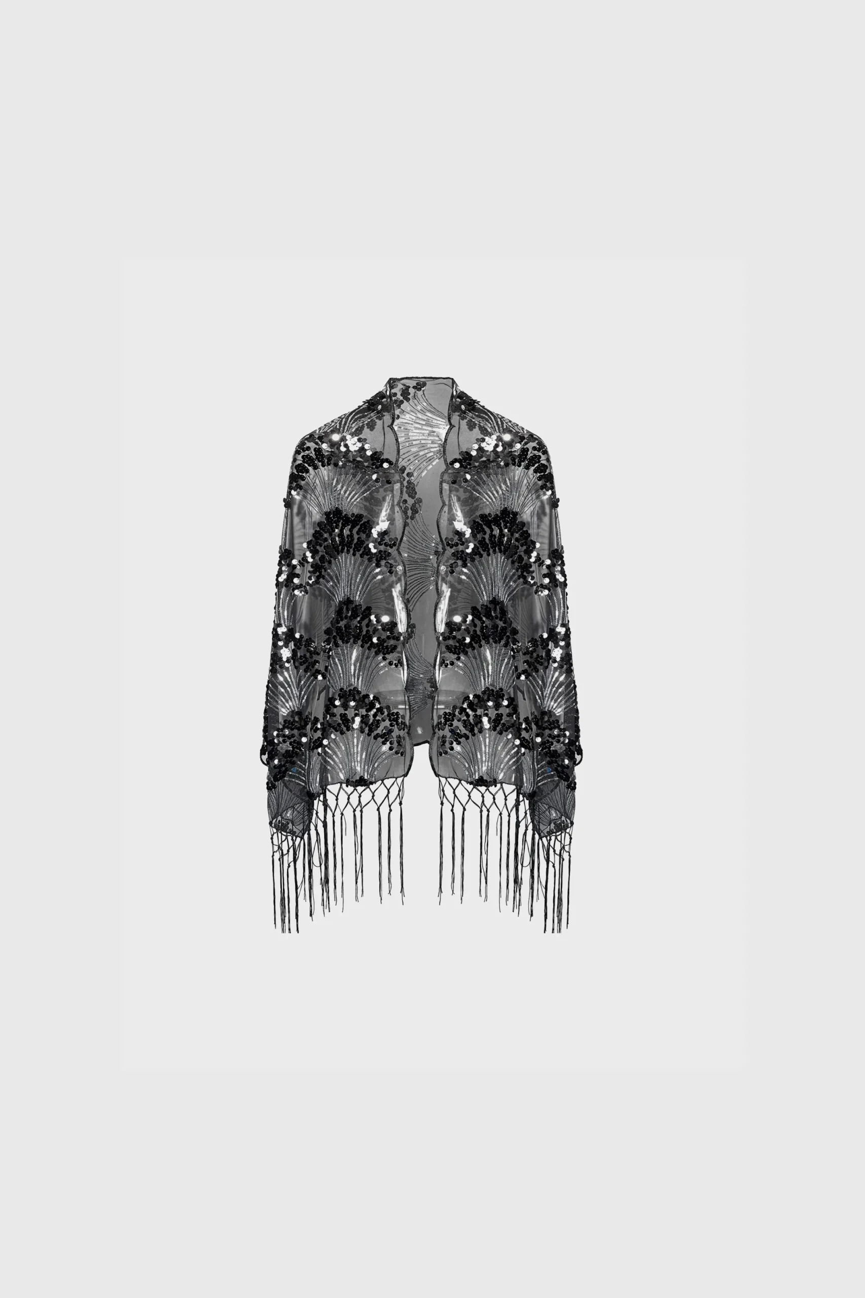 BABEYOND Shawls & Scarves<Sequined Shell Embroidery Evening Shawl