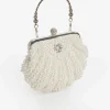 BABEYOND Handbags | Vintage<Shell Shaped Pearl Beaded Clutch