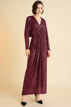 BABEYOND Evening Dresses | Formal Dresses<Shimmering Ruched Sequin Evening Gown