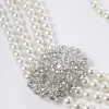 BABEYOND Necklaces | Vintage<Shiny Layered Pearl Rhinestone Necklace Set