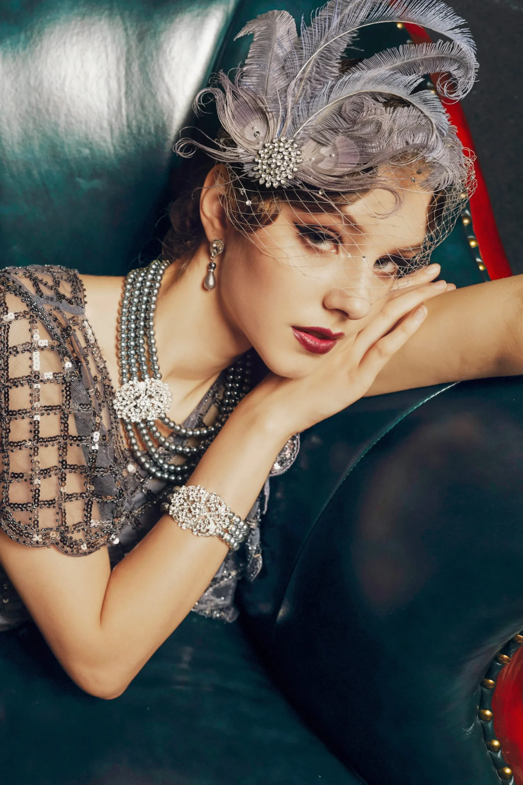 BABEYOND Necklaces | Vintage<Shiny Layered Pearl Rhinestone Necklace Set