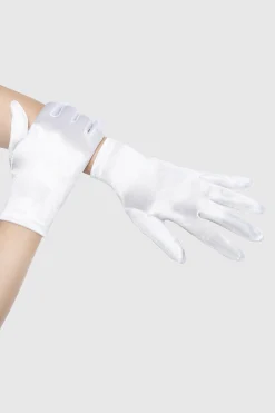 BABEYOND Gloves<8.6" Short Satin Wrist Length Gloves