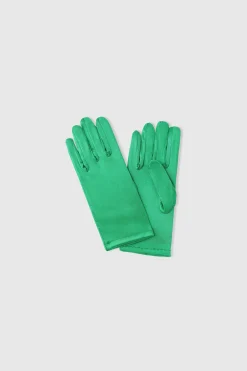 BABEYOND Gloves<8.6" Short Satin Wrist Length Gloves