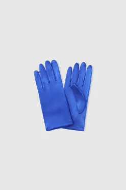 BABEYOND Gloves<8.6" Short Satin Wrist Length Gloves