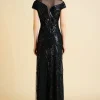 BABEYOND Evening Dresses | Formal Dresses<Sophisticated Geometric Flow Beaded Evening Gown