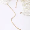 BABEYOND Shawls & Scarves | Lady<Sophisticated Pearl Body Chain Beaded Shawl