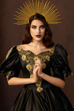 BABEYOND Halo Crown<Sparkling Goddess Spiked Halo Headband