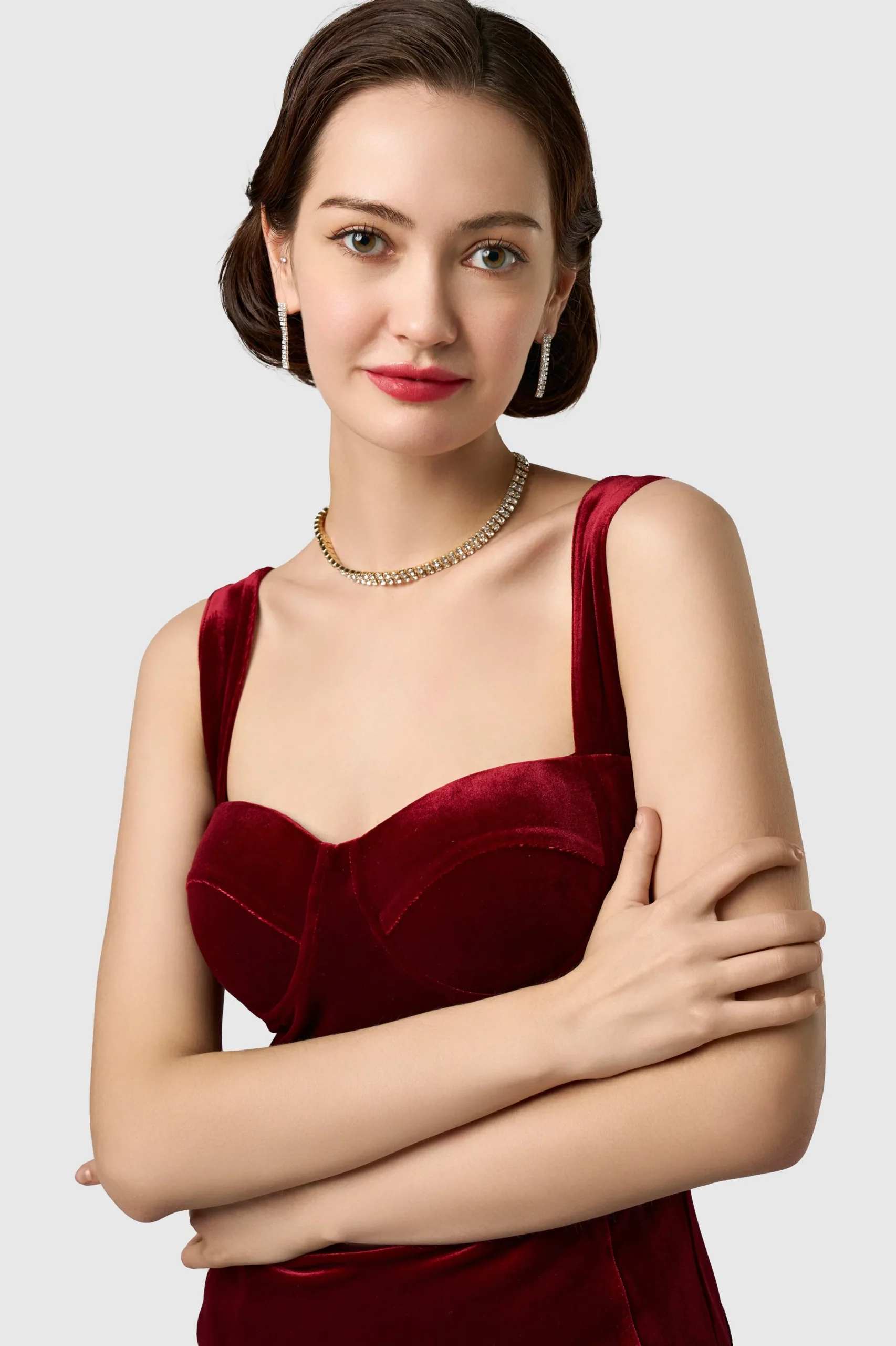 BABEYOND Necklaces | Flapper<Sparkling Rhinestone Choker Necklace